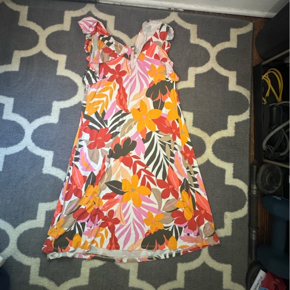 LOFT Multicolor Floral Dress - Picture 3 of 3